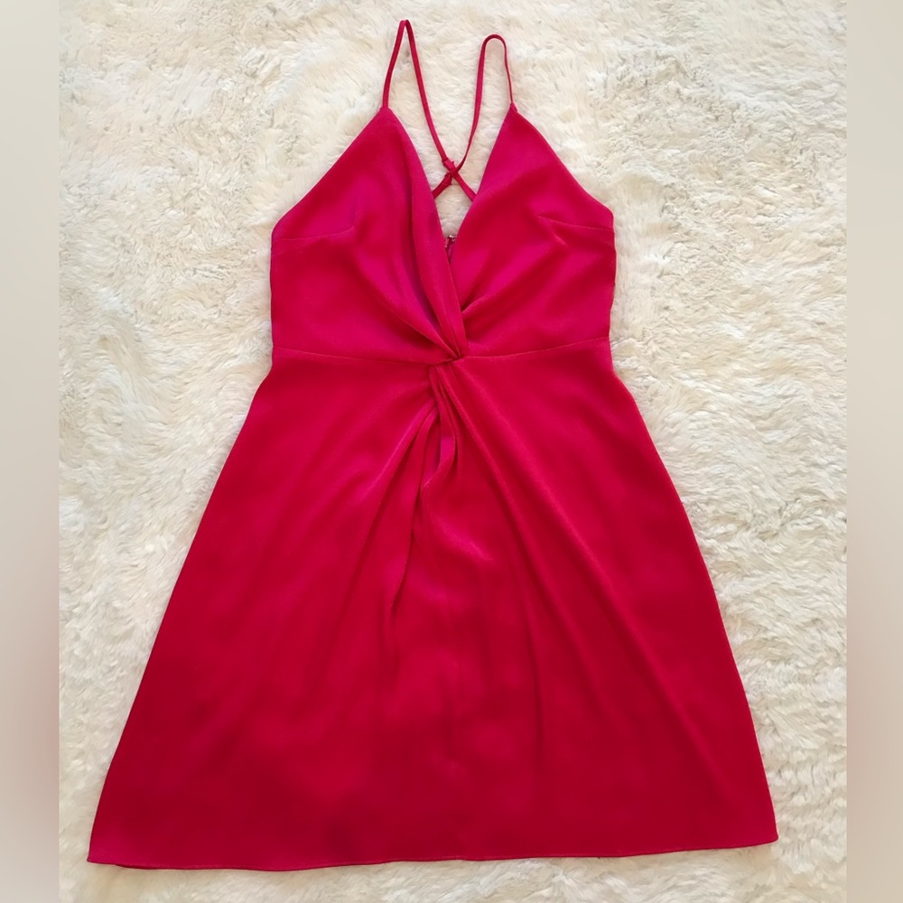 Express red-pink dress. Worn once
